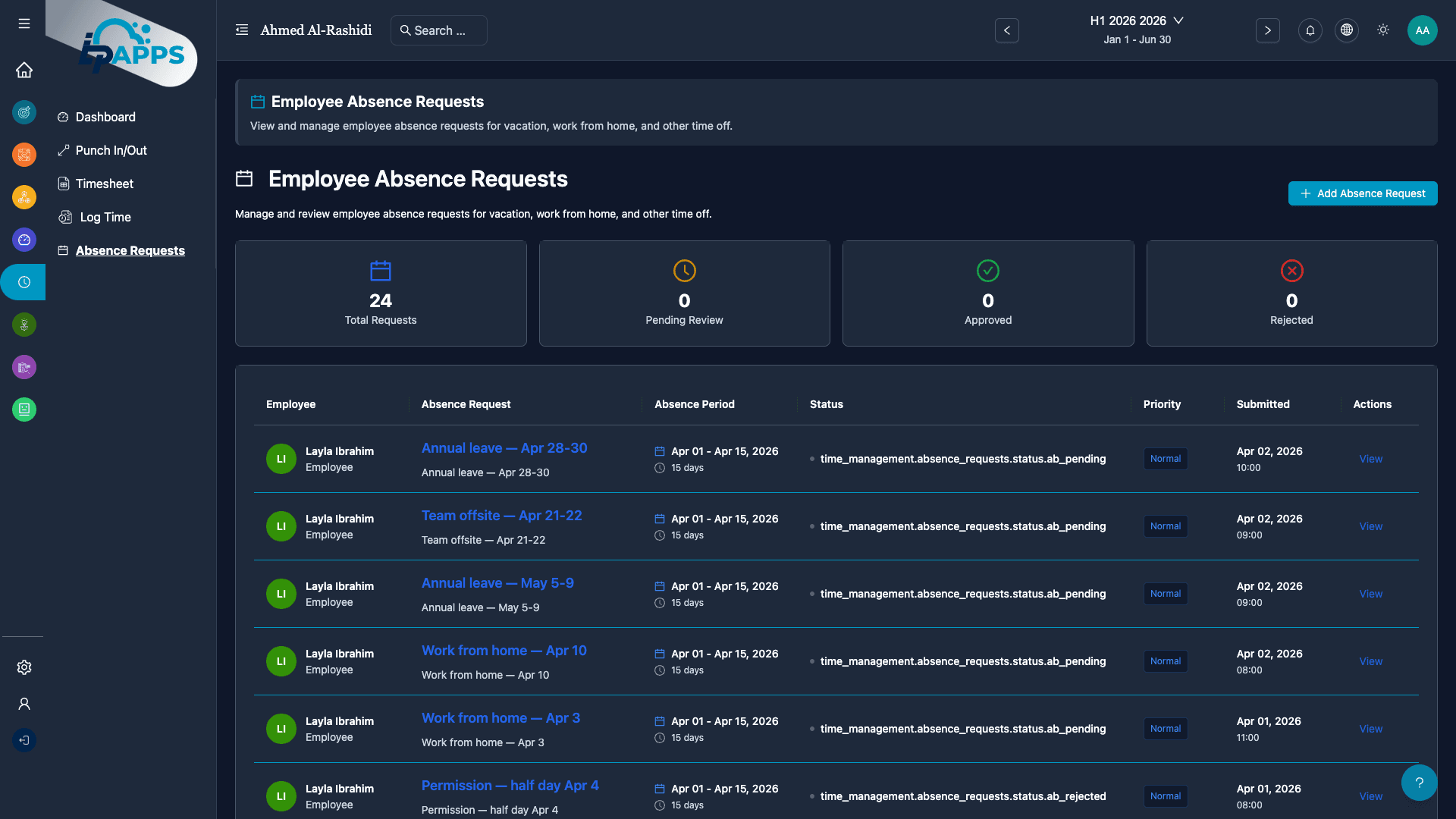 Absence & Leave Management