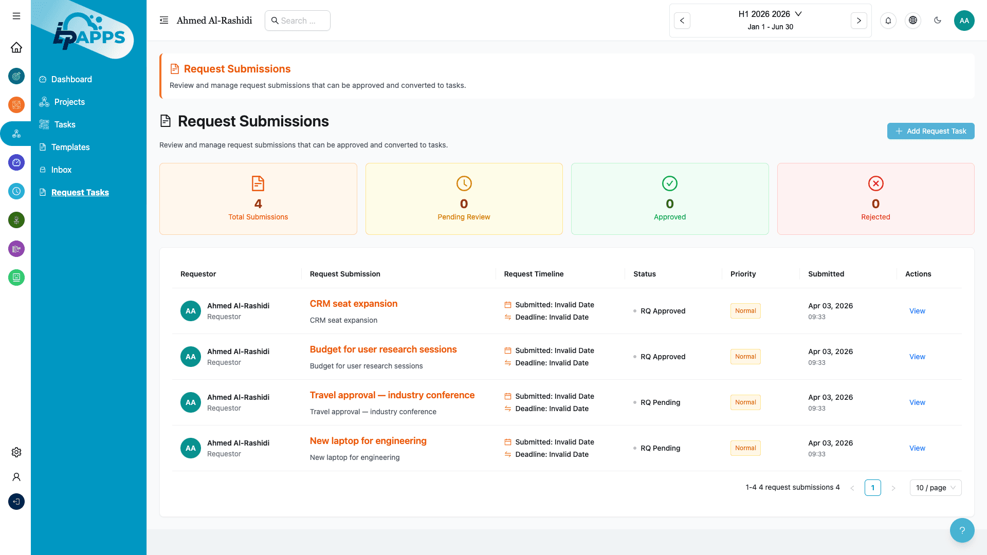 Streamline Task Requests & Approvals