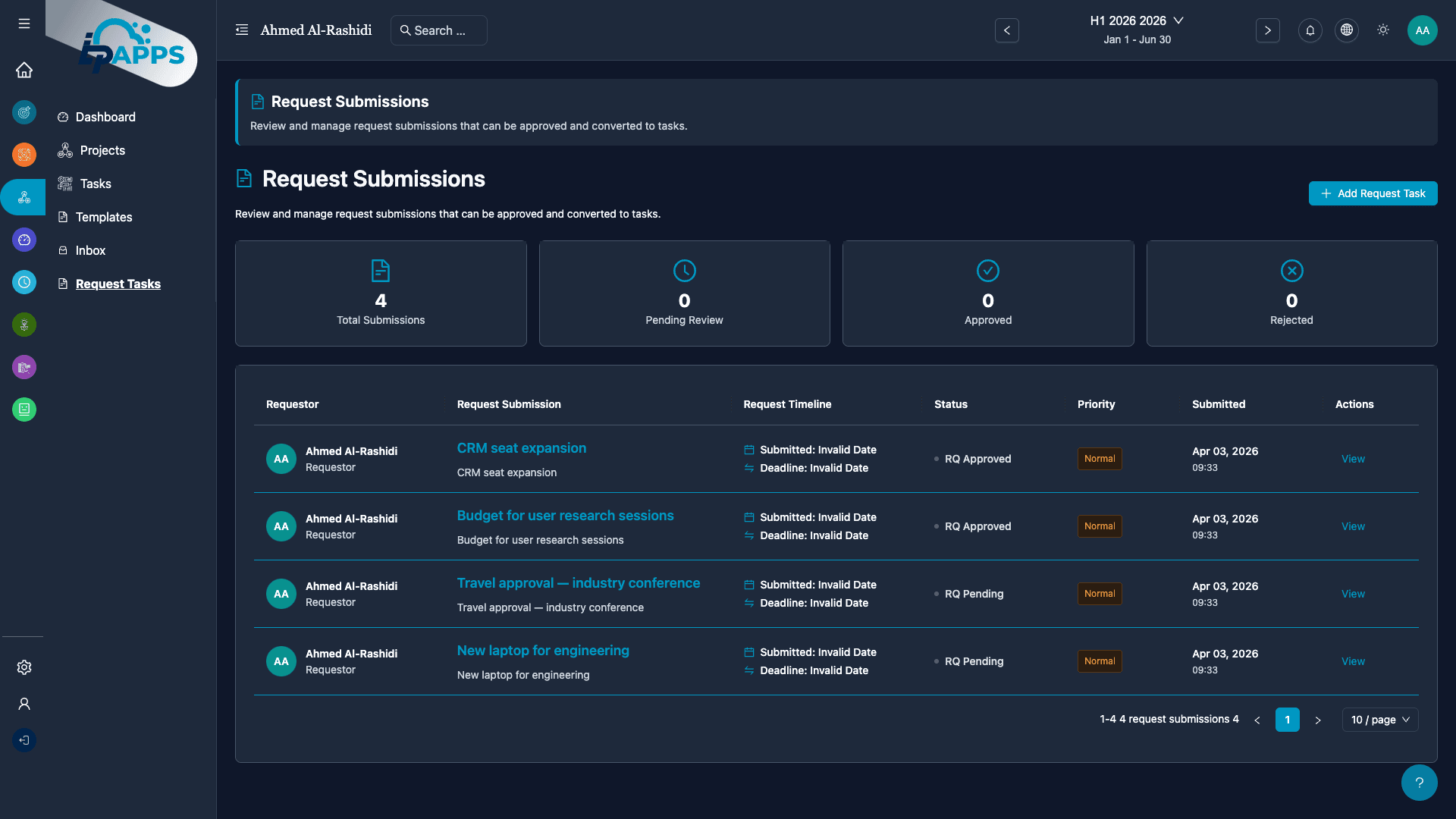 Streamline Task Requests & Approvals