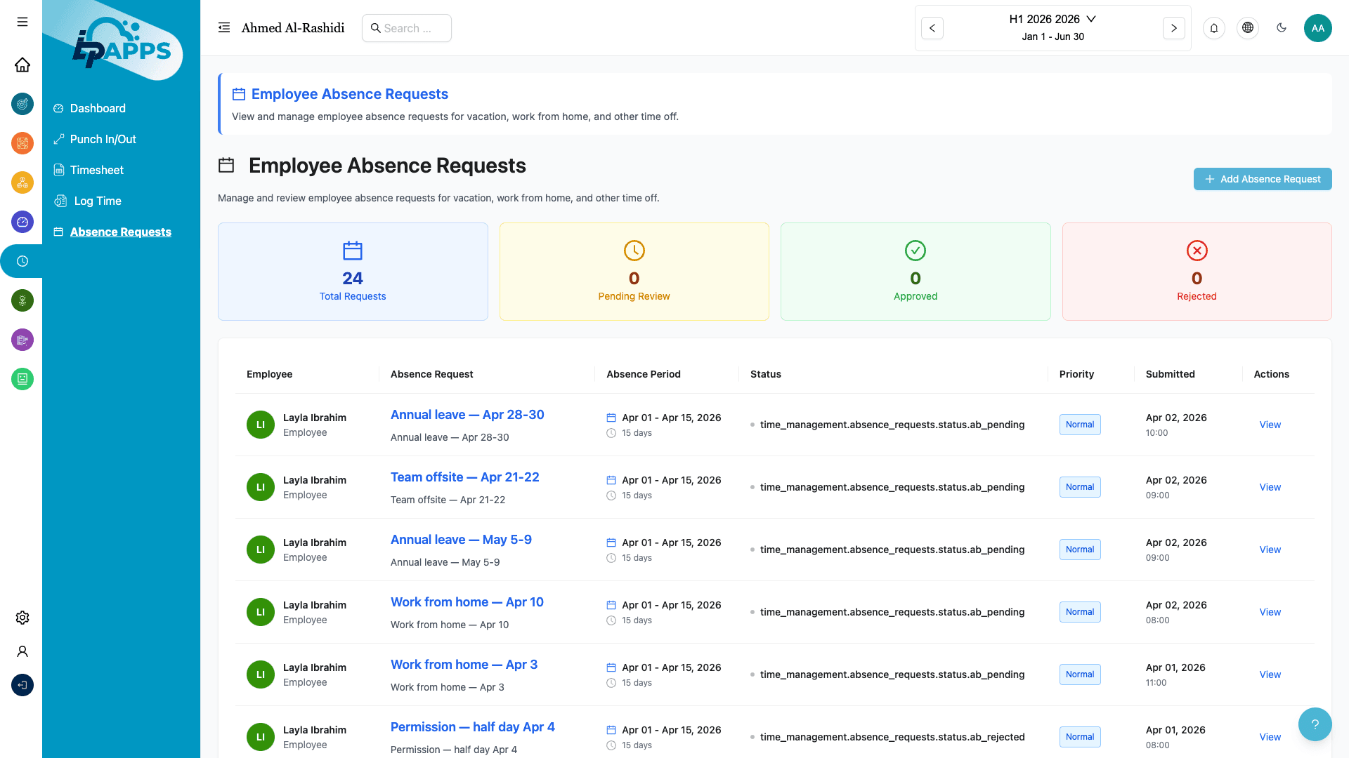 Absence & Leave Management