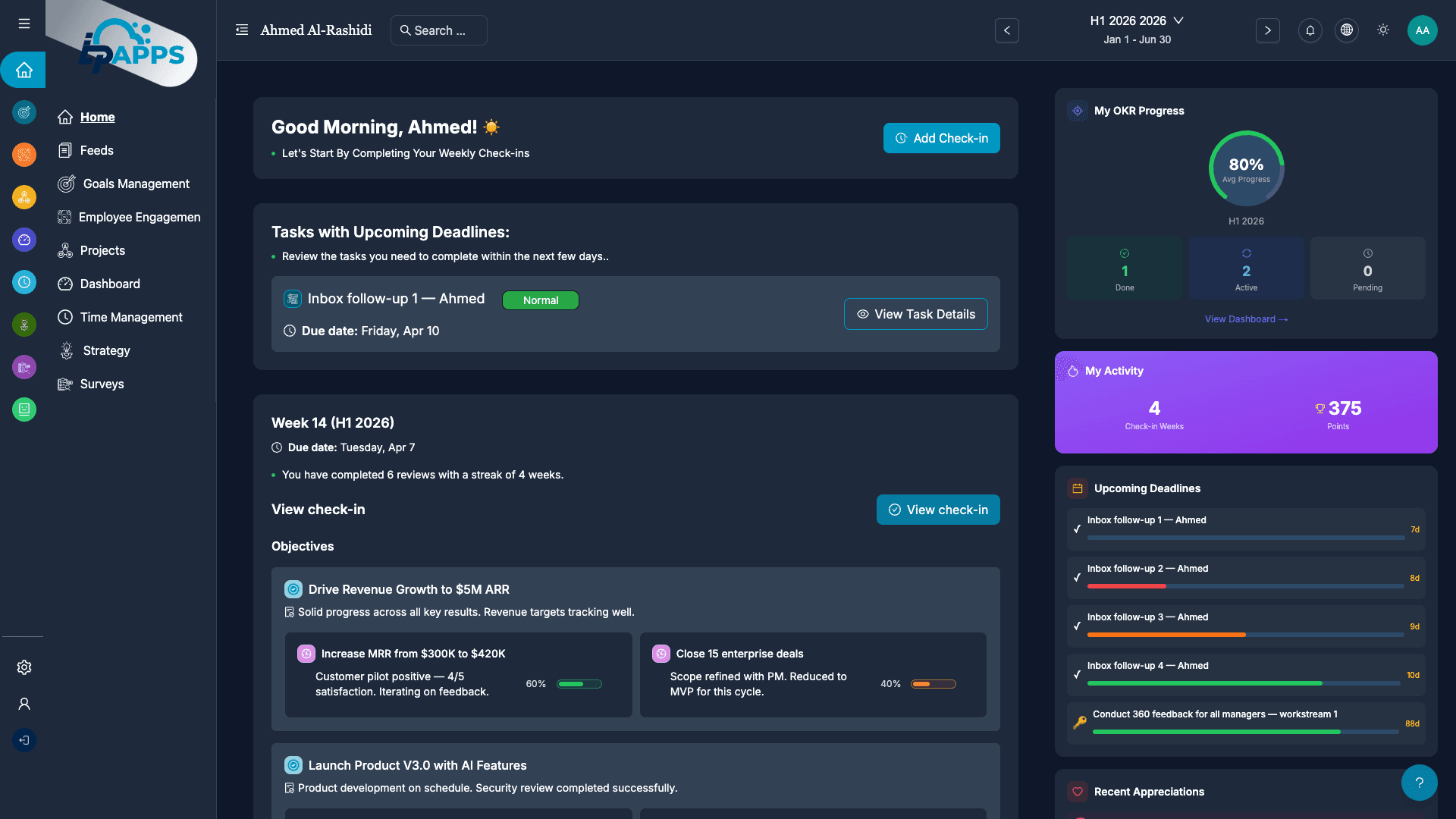 OKR Dashboard